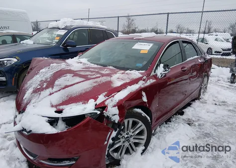 2016 Lincoln Mkz Hybrid из США, поврежденный, VIN 3LN6L2LU3GR615613